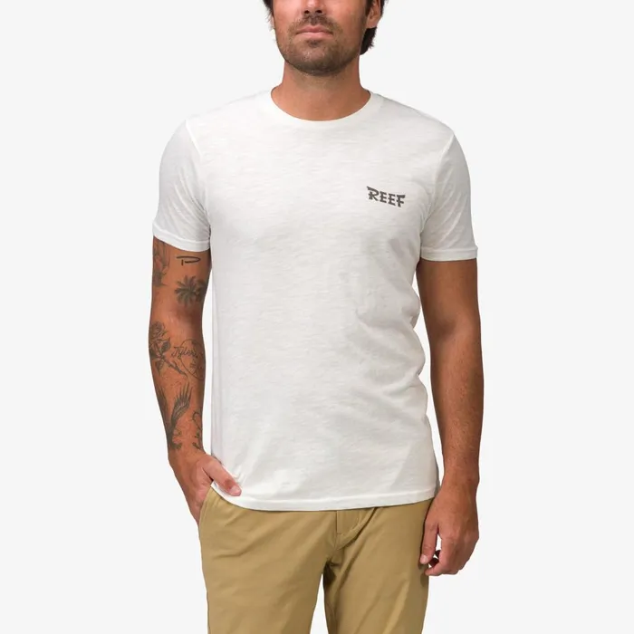 Men Reef TShirts and Shirts Tayja Short Sleeve Tee White