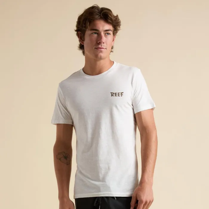 Men Reef TShirts and Shirts Tayja Short Sleeve Tee White