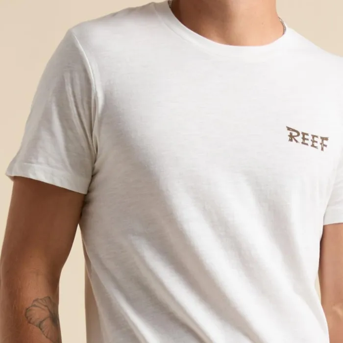 Men Reef TShirts and Shirts Tayja Short Sleeve Tee White