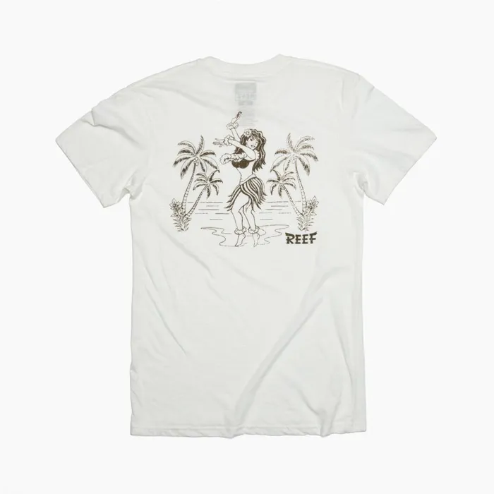 Men Reef TShirts and Shirts Tayja Short Sleeve Tee White