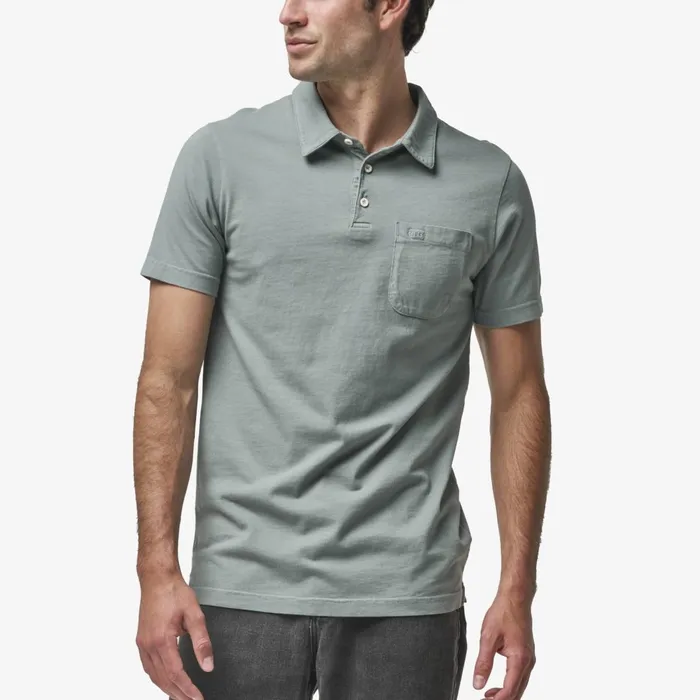 Men Reef TShirts and Shirts Walker Short Sleeve Polo Chinois Green