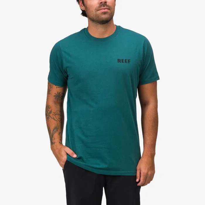 Men Reef TShirts and Shirts Wellie Short Sleeve Tee Mediterranea
