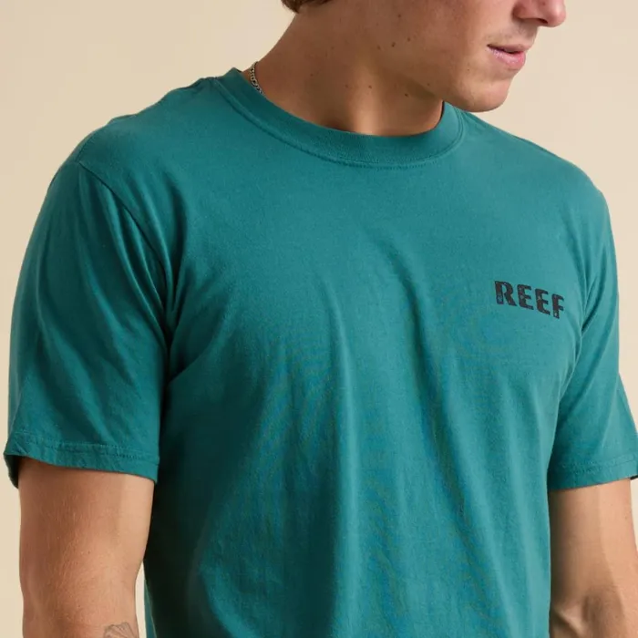 Men Reef TShirts and Shirts Wellie Short Sleeve Tee Mediterranea
