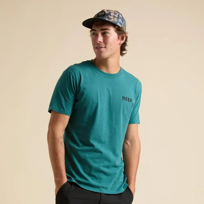 Men Reef TShirts and Shirts Wellie Short Sleeve Tee Mediterranea