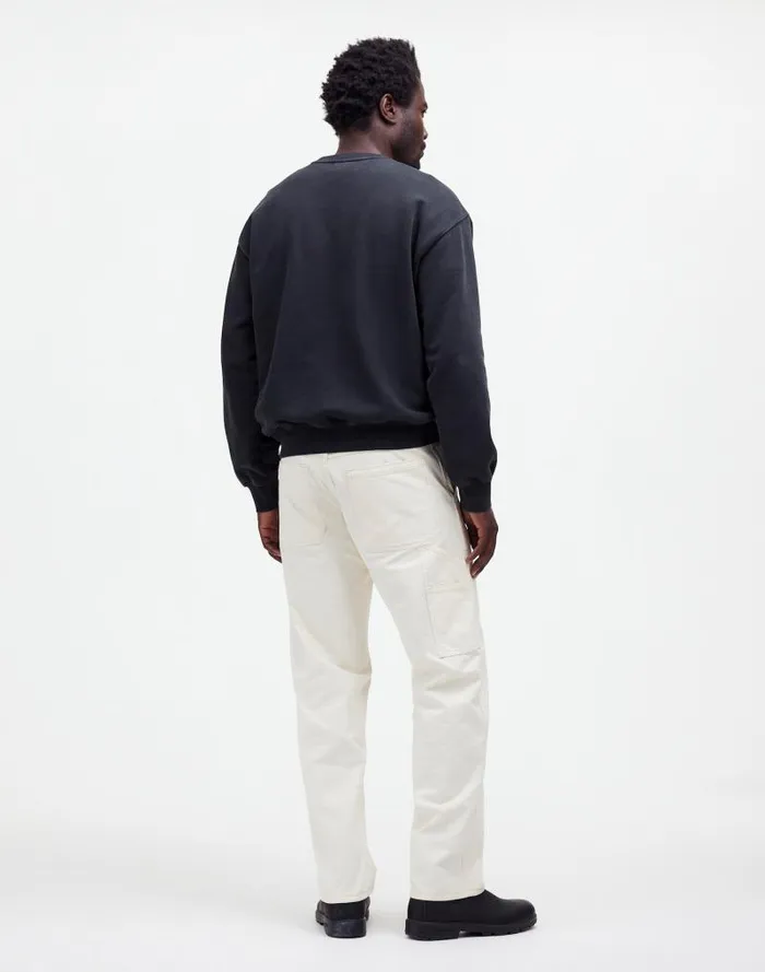 Men Relaxed Straight Workwear Pants Vintage Canvas Madewell Pants