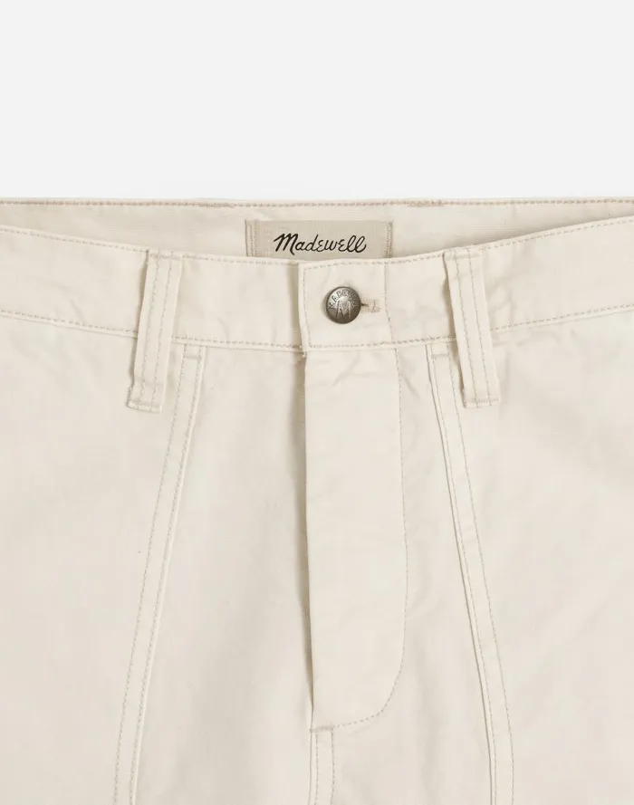 Men Relaxed Straight Workwear Pants Vintage Canvas Madewell Pants