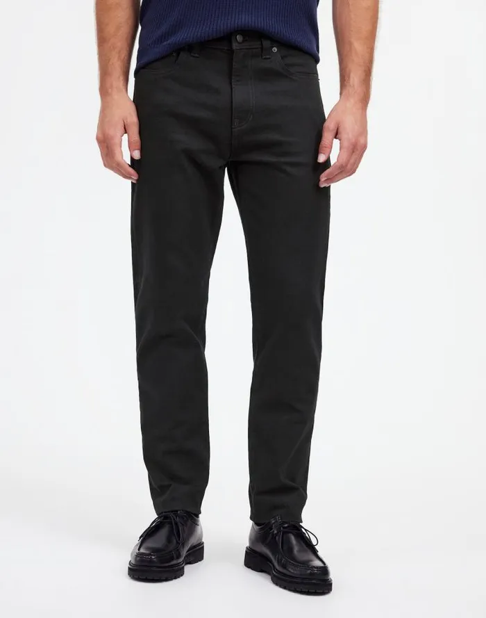 Men Relaxed Taper Jeans Black Madewell Jeans