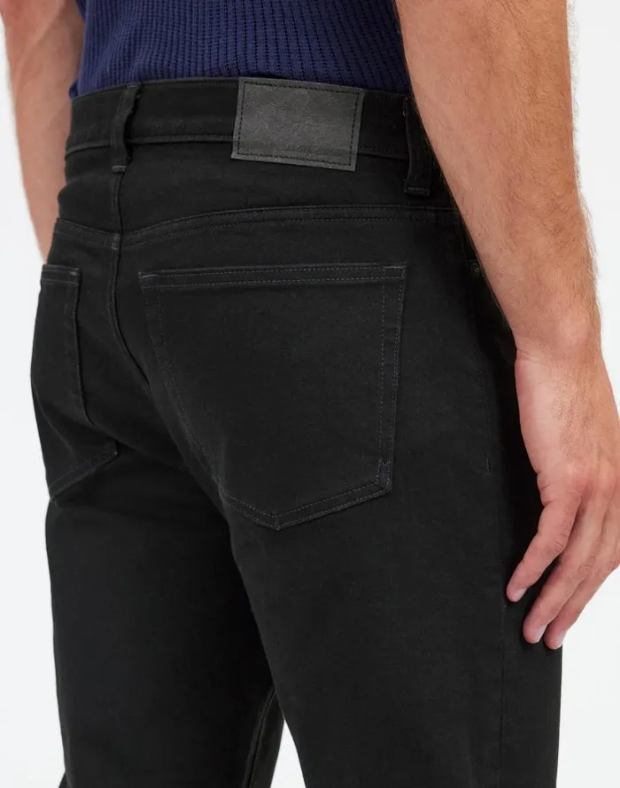 Men Relaxed Taper Jeans Black Madewell Jeans