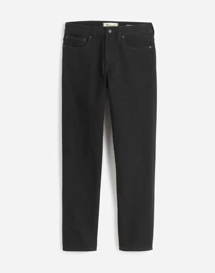 Men Relaxed Taper Jeans Black Madewell Jeans