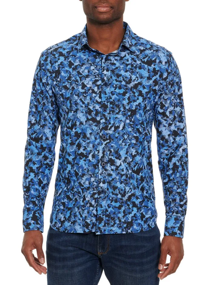 Men Robert Graham Button Down Shirts ELLANDER PERFORMANCE LONG SLEEVE KNIT MULTI Men Robert Graham Button Down Shirts ELLANDER PERFORMANCE LONG SLEEVE KNIT MULTI