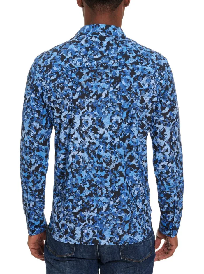 Men Robert Graham Button Down Shirts ELLANDER PERFORMANCE LONG SLEEVE KNIT MULTI