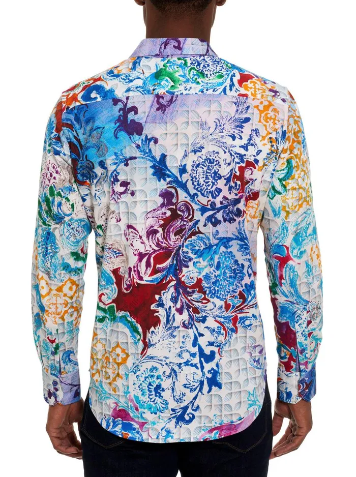 Men Robert Graham Button Down Shirts ERIS LONG SLEEVE BUTTON DOWN SHIRT MULTI