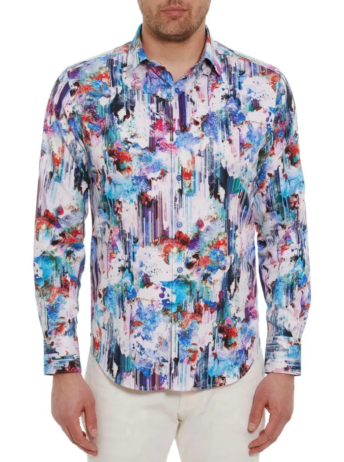Men Robert Graham Button Down Shirts GAMYMEDE LONG SLEEVE BUTTON DOWN SHIRT MULTI Men Robert Graham Button Down Shirts GAMYMEDE LONG SLEEVE BUTTON DOWN SHIRT MULTI