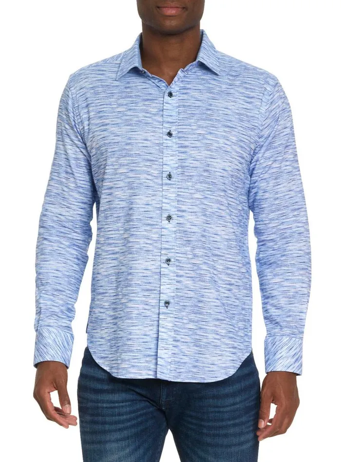 Men Robert Graham Button Down Shirts LIGHT YEAR LONG SLEEVE BUTTON DOWN SHIRT BLUE Men Robert Graham Button Down Shirts LIGHT YEAR LONG SLEEVE BUTTON DOWN SHIRT BLUE