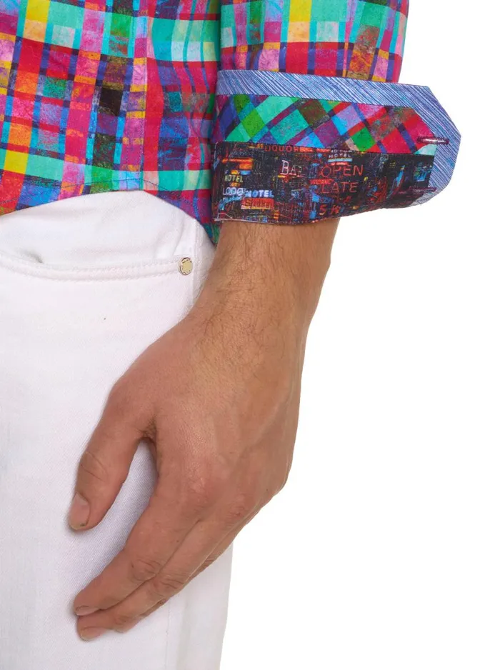 Men Robert Graham Button Down Shirts PALLADIUM LONG SLEEVE BUTTON DOWN SHIRT MULTI