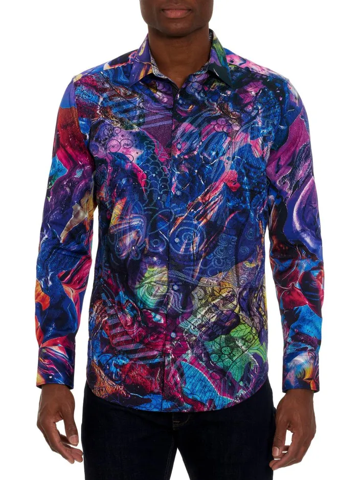 Men Robert Graham Button Down Shirts QUASAR LONG SLEEVE BUTTON DOWN SHIRT MULTI Men Robert Graham Button Down Shirts QUASAR LONG SLEEVE BUTTON DOWN SHIRT MULTI