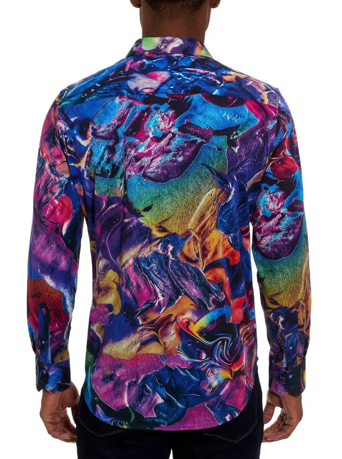 Men Robert Graham Button Down Shirts QUASAR LONG SLEEVE BUTTON DOWN SHIRT MULTI