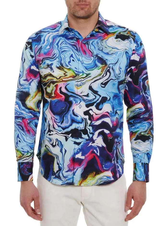 Men Robert Graham Button Down Shirts STARBURSTS LONG SLEEVE BUTTON DOWN SHIRT MULTI Men Robert Graham Button Down Shirts STARBURSTS LONG SLEEVE BUTTON DOWN SHIRT MULTI