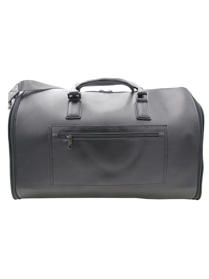 Men Robert Graham Leather Accessories DISCO SKULL DUFFLE BLACK