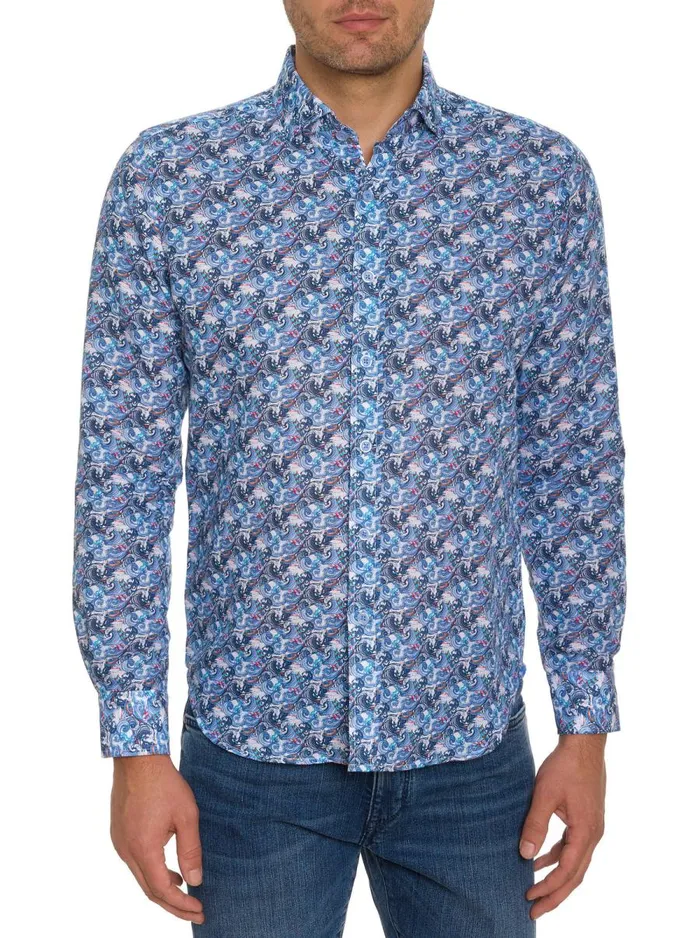 Men Robert Graham Long Sleeve Button Down Shirts BIG SUR LONG SLEEVE BUTTON DOWN SHIRT MULTI Men Robert Graham Long Sleeve Button Down Shirts BIG SUR LONG SLEEVE BUTTON DOWN SHIRT MULTI