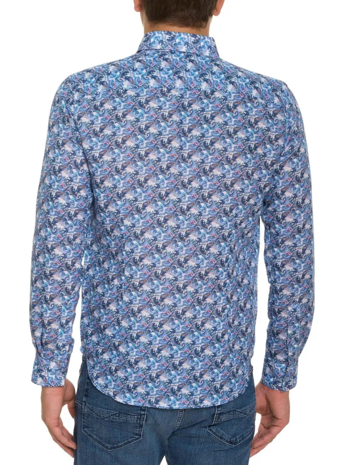 Men Robert Graham Long Sleeve Button Down Shirts BIG SUR LONG SLEEVE BUTTON DOWN SHIRT MULTI