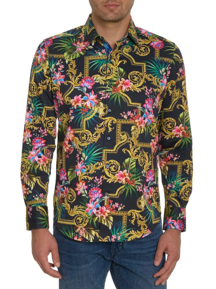 Men Robert Graham Long Sleeve Button Down Shirts THE JAMES LONG SLEEVE BUTTON DOWN SHIRT MULTI Men Robert Graham Long Sleeve Button Down Shirts THE JAMES LONG SLEEVE BUTTON DOWN SHIRT MULTI
