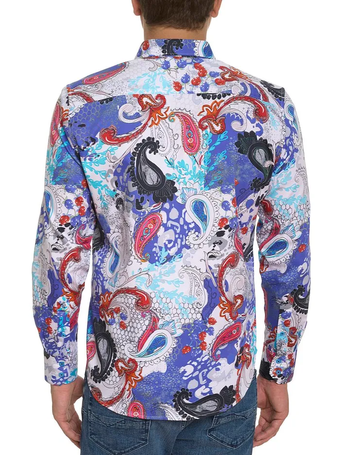 Men Robert Graham Long Sleeve Button Down Shirts WINGATE LONG SLEEVE BUTTON DOWN SHIRT MULTI