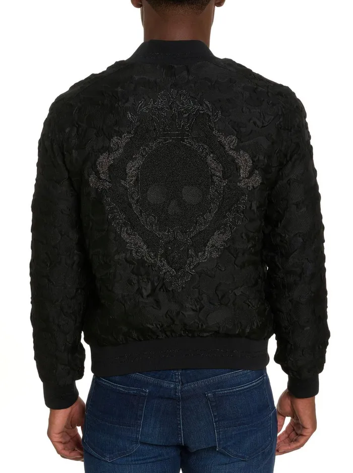 Men Robert Graham Outerwear LIMITED EDITION EBONY IONS BOMBER MULTI