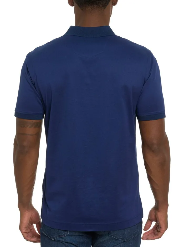 Men Robert Graham Polos and TShirts ARCHIE POLO NAVY