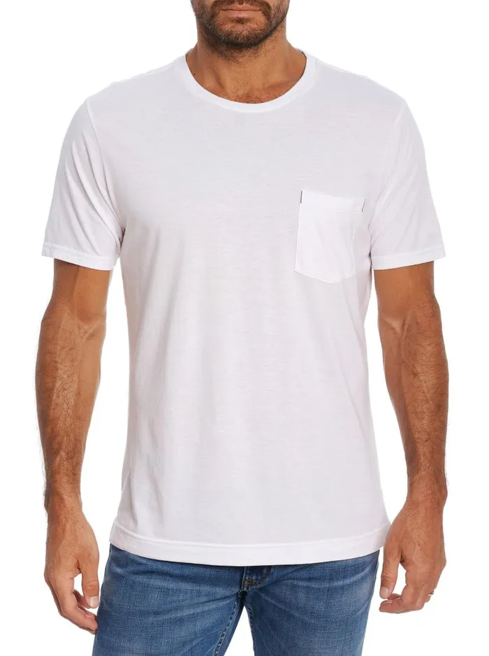 Men Robert Graham Polos and TShirts MYLES TSHIRT WHITE