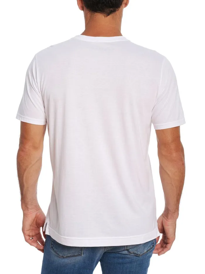 Men Robert Graham Polos and TShirts MYLES TSHIRT WHITE