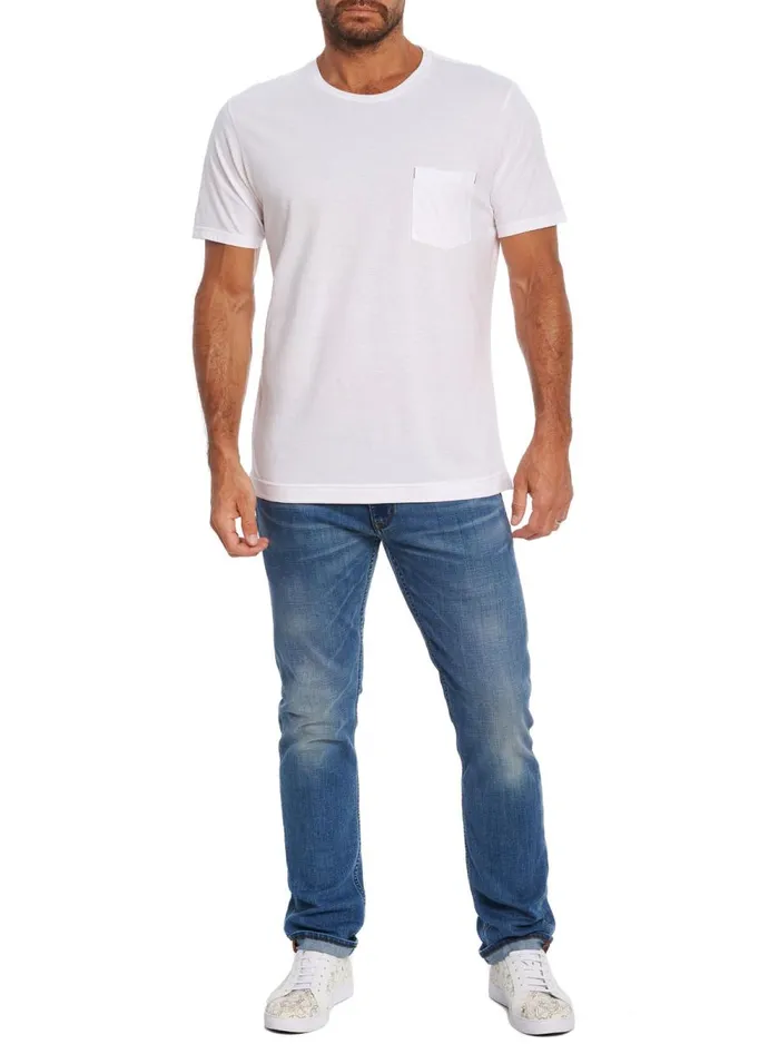 Men Robert Graham Polos and TShirts MYLES TSHIRT WHITE