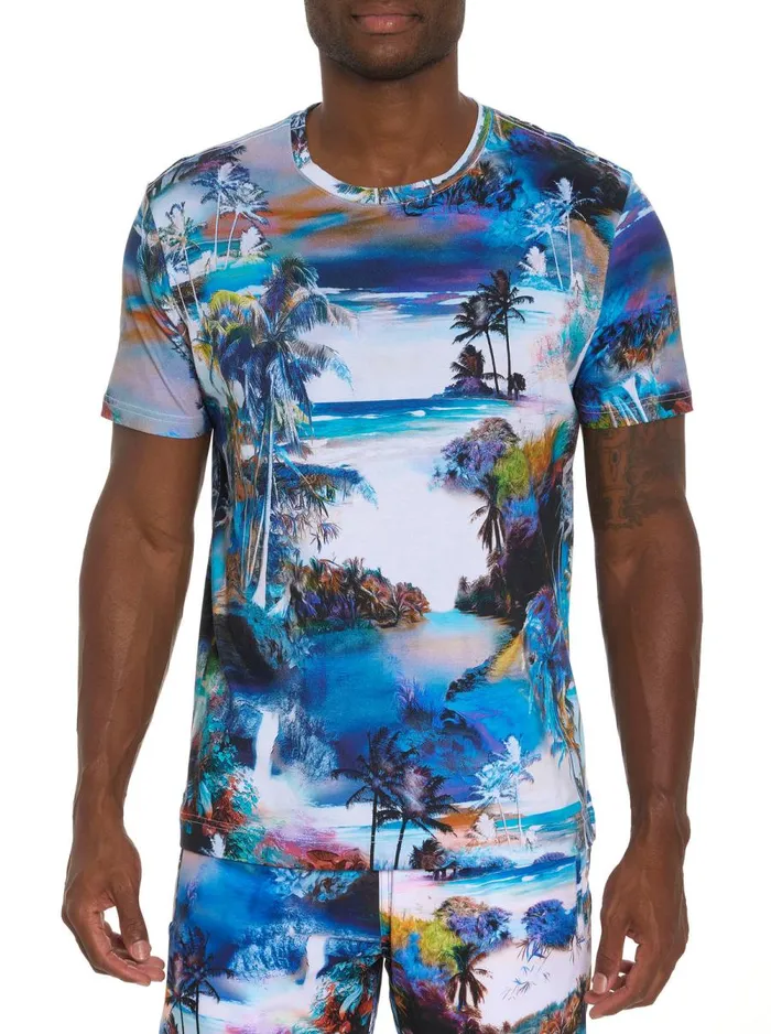 Men Robert Graham Polos and TShirts SCENIC ESCAPE GRAPHIC TSHIRT MULTI