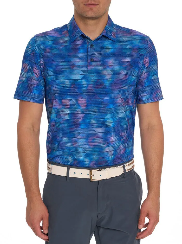 Men Robert Graham Polos and TShirts SWAYZEE PERFORMANCE POLO MULTI