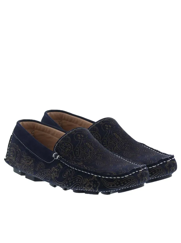 Men Robert Graham Shoes SOPRANO LOAFER NAVY