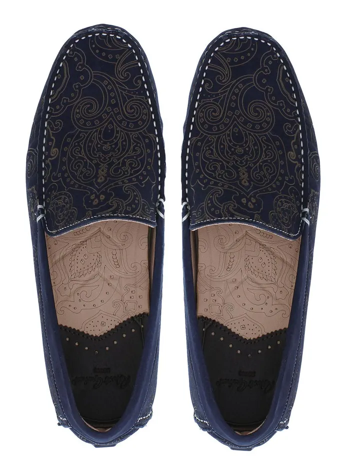 Men Robert Graham Shoes SOPRANO LOAFER NAVY