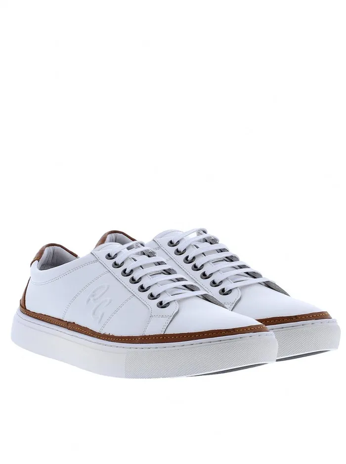Men Robert Graham Shoes SUNSET SNEAKER WHITE