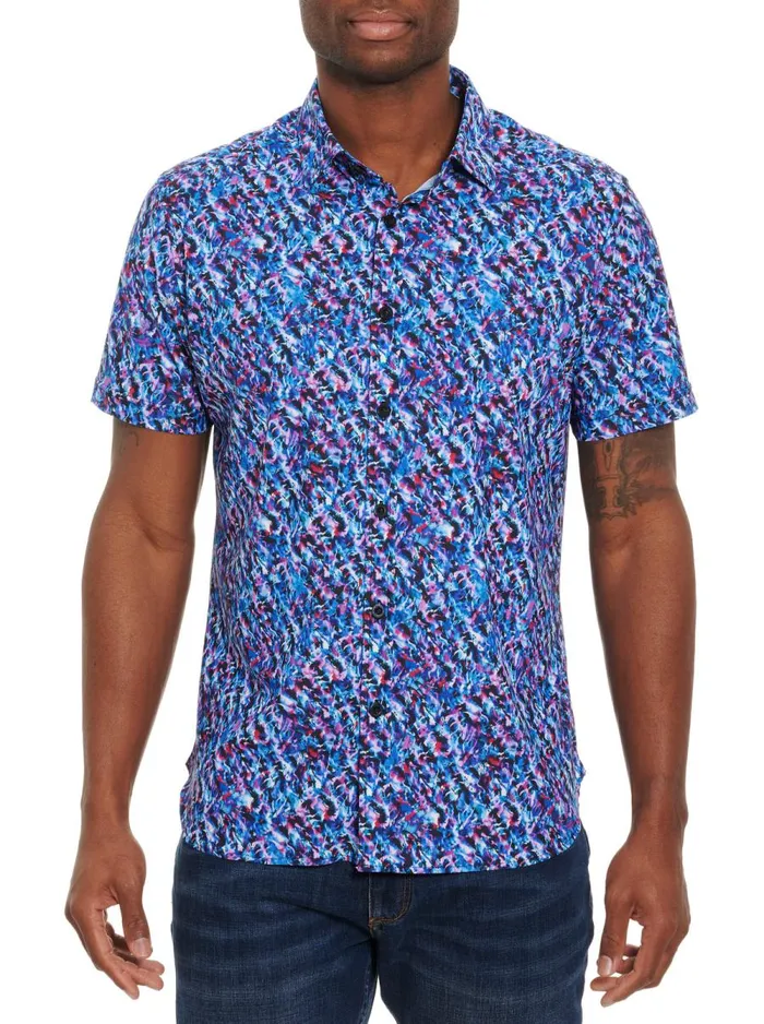 Men Robert Graham Short Sleeve Button Down Shirts EXTRASOLAR PERFORMANCE SHORT SLEEVE KNIT MULTI Men Robert Graham Short Sleeve Button Down Shirts EXTRASOLAR PERFORMANCE SHORT SLEEVE KNIT MULTI