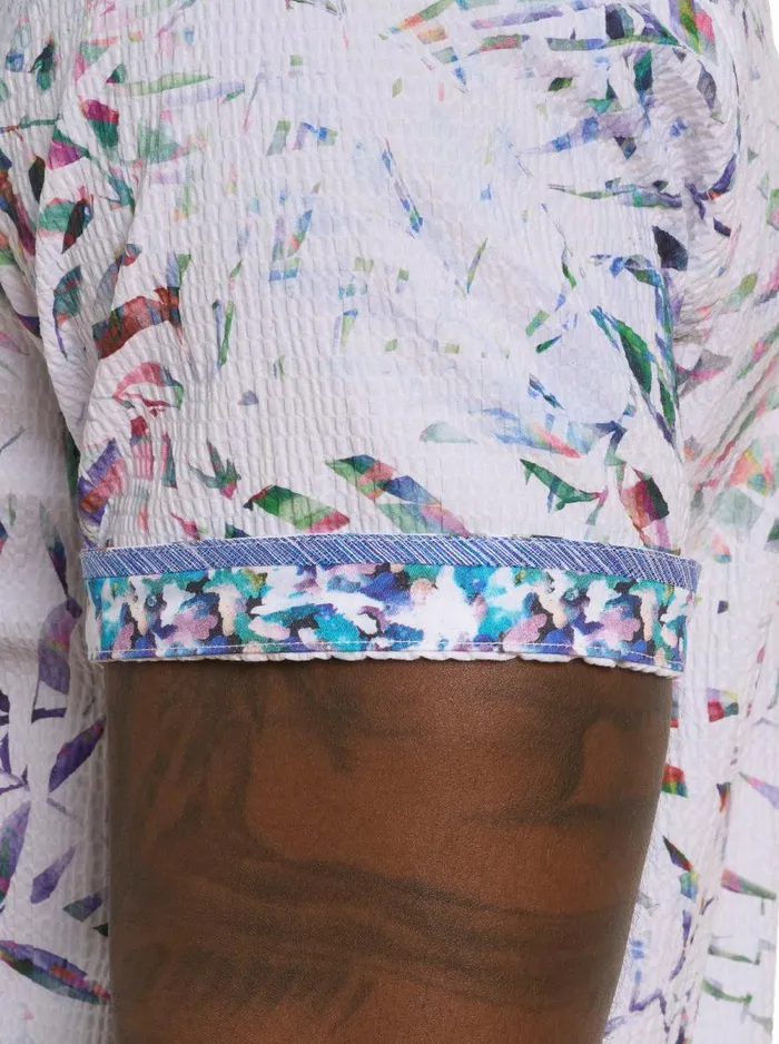Men Robert Graham Short Sleeve Button Down Shirts THE ROXY SHORT SLEEVE BUTTON DOWN SHIRT MULTI