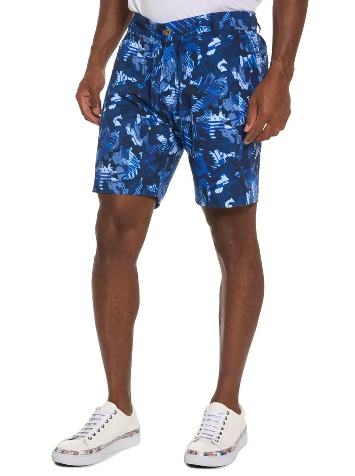 Men Robert Graham Shorts and Swim BLUES CLUB PERFORMANCE SHORT BLUE