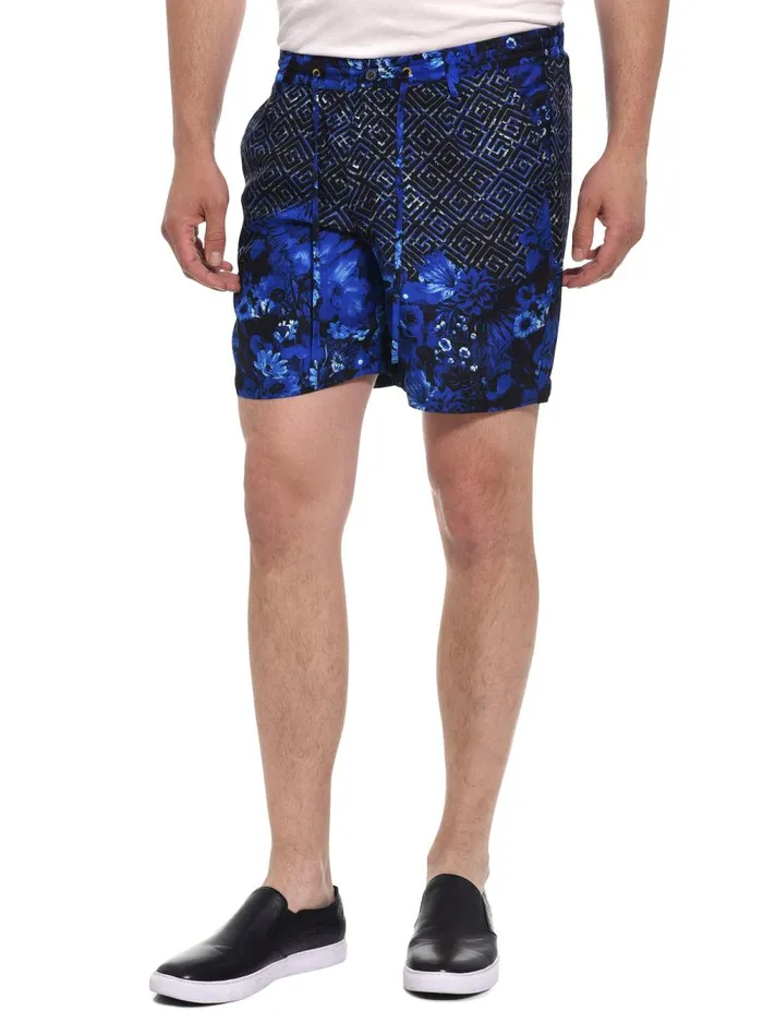 Men Robert Graham Shorts and Swim LIMITED EDITION BLUE UNIVERSE SHORT MULTI