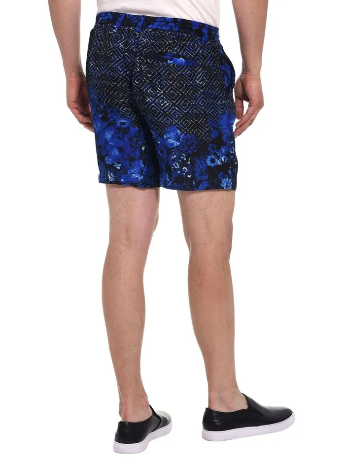 Men Robert Graham Shorts and Swim LIMITED EDITION BLUE UNIVERSE SHORT MULTI