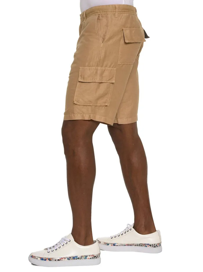 Men Robert Graham Shorts and Swim VARRICK SHORT KHAKI