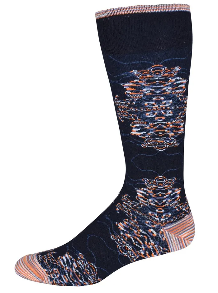 Men Robert Graham Socks CACHE SOCKS NAVY