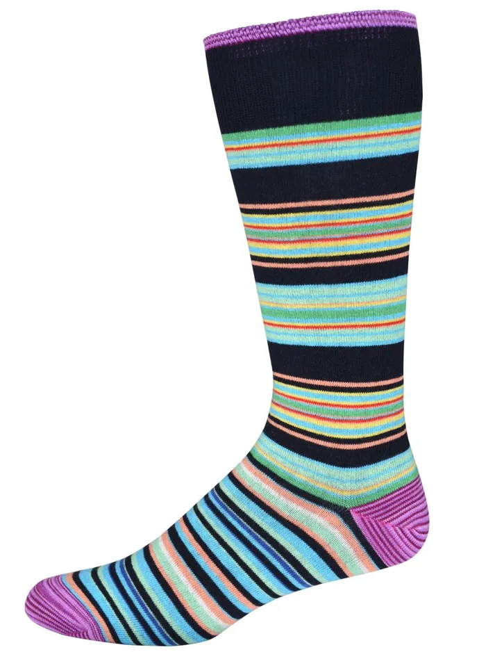Men Robert Graham Socks SUPERSTUD SOCKS NAVY