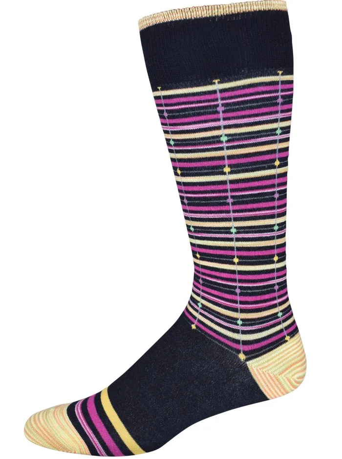 Men Robert Graham Socks TO THE MAX SOCKS NAVY