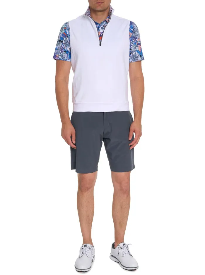 Men Robert Graham Sweaters and Knits STILES PERFORMANCE VEST WHITE