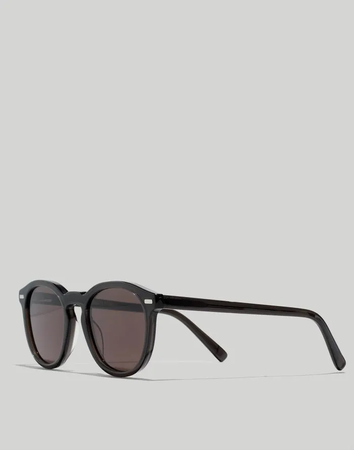 Men Round Acetate Sunglasses True Black Madewell Sunglasses