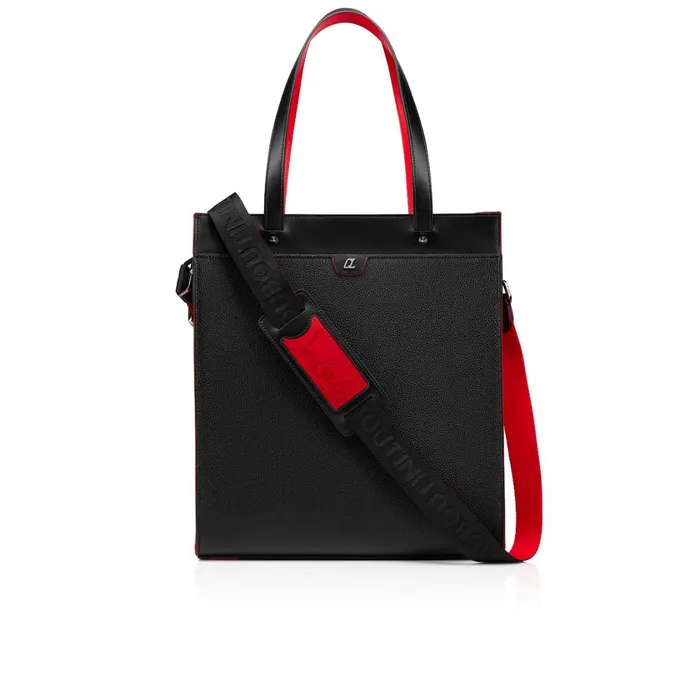 Men Ruistote Tote Bag 8211 Calf Leather 8211 Black Black Christian Louboutin Totes Men Ruistote Tote Bag 8211 Calf Leather 8211 Black Black Christian Louboutin Totes
