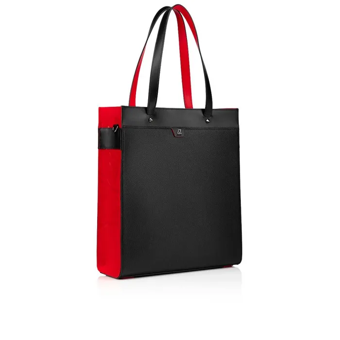 Men Ruistote Tote Bag 8211 Calf Leather 8211 Black Black Christian Louboutin Totes